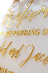 Acrylic 3D Welcome Sign
